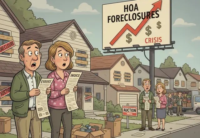 HOA Foreclosures Surge as HOAs Run Out of Money